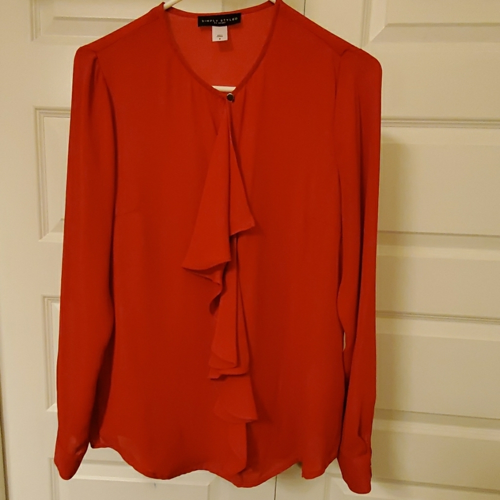 RED BLOUSE